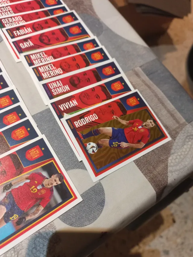 Cromos fútbol selección española