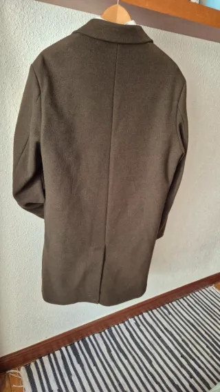 Abrigo Zara Verde Militar Nuevo