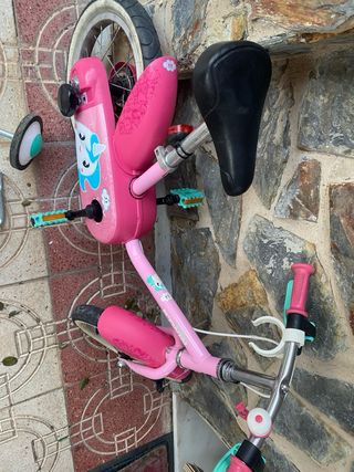 Bici Decathlon Btwin Unicorn 500 Rosa REBAJADA
