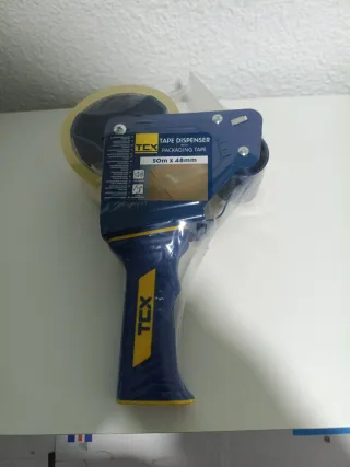 Selladora de paquetes TEX con cinta