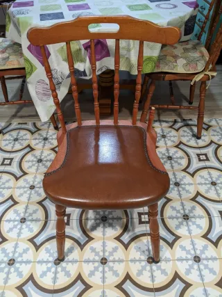 Silla Tipo Windsor Madera