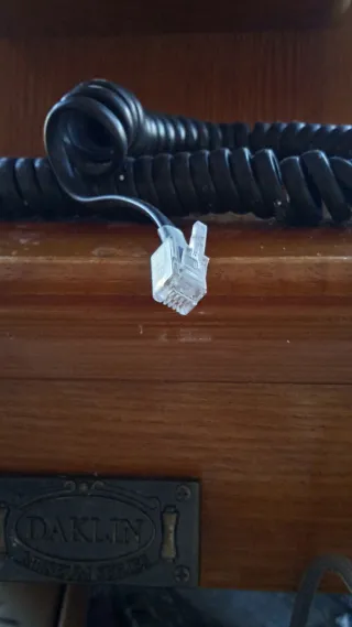 Teléfono Retro Madera Daklin Museum Serie