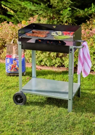 Barbacoa refrattaria per legna e carbone nuova