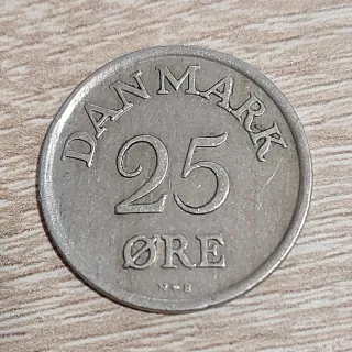 Dinamarca 25 Ore 1949 Moneda