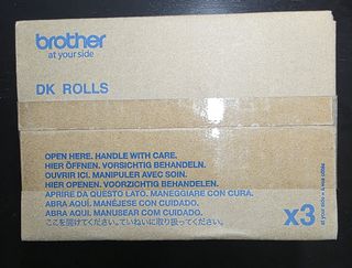 Pack 3 Rollos DK-11201 Brother