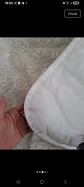 Copriletto -trapunta in pizzo matrimoniale nuovo