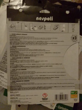 Lijas Nespoli para materiales duros