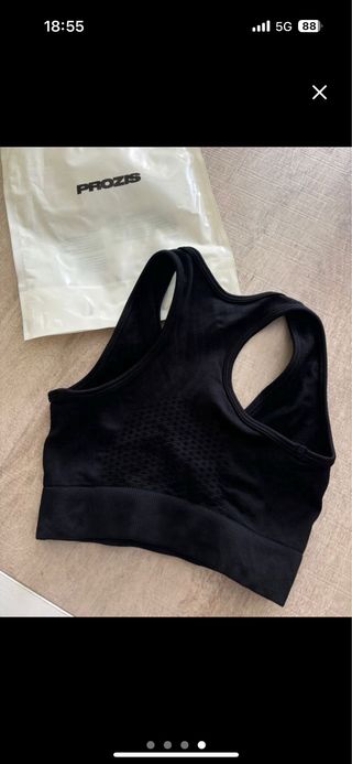 Top Deportivo Negro Prozis