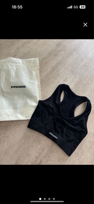 Top Deportivo Negro Prozis