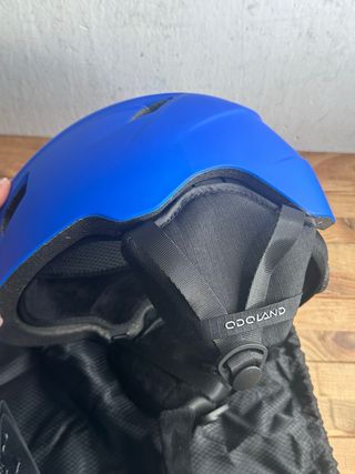 Casco y Gafas Esquí Odoland Azul talla L