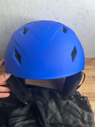 Casco y Gafas Esquí Odoland Azul talla L