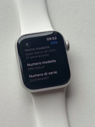Apple Watch SE 2ª gen 40mm GPS Argento