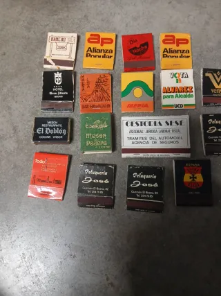 Lote 16 Cajas de Cerillas Vintage