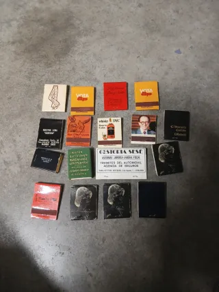 Lote 16 Cajas de Cerillas Vintage