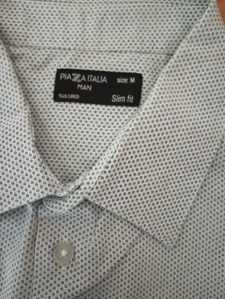 Camicia Piazza Italia Uomo Slim Fit Taglia M