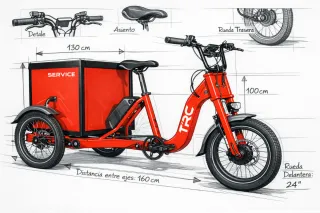 Triciclo eléctrico♻️♻️ de carga TRC