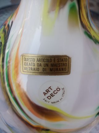 Vaso Murano Vetro Artistico