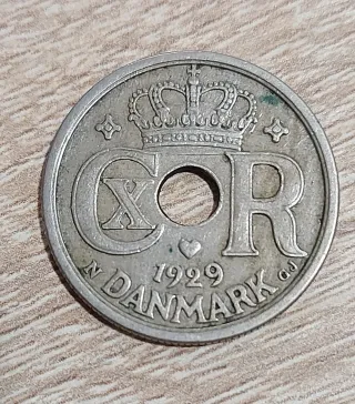 Moneda Dinamarca 25 Ore 1929