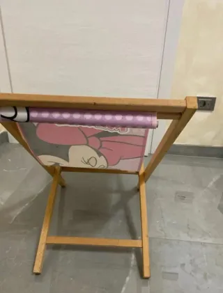 Sdraiata Legno Minnie Disney Nuova