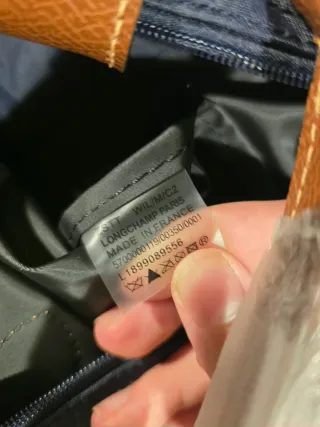 Longchamp Le Pliage Original Azul L