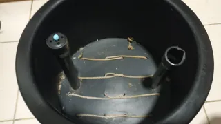 3 Vasi Hobby Flowers 35cm Nero in Plastica