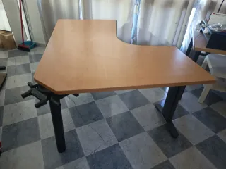 Escritorio oficina madera y metal