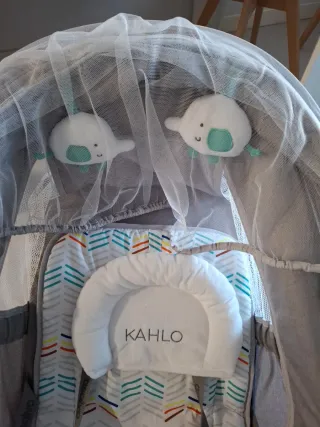 Hamaca bebé automática con mosquitera