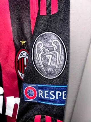 Camiseta AC Milan Beckham/ Talla XXL