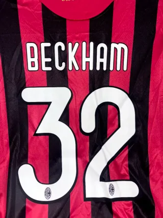 Camiseta AC Milan Beckham/ Talla XXL