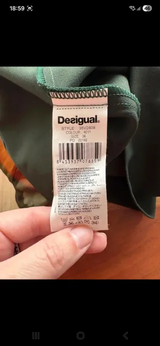 Vestido Desigual Multicolor Rayas Flores