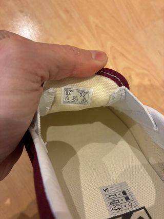 Zapatillas Vans Checkerboard Rojas y Blancas