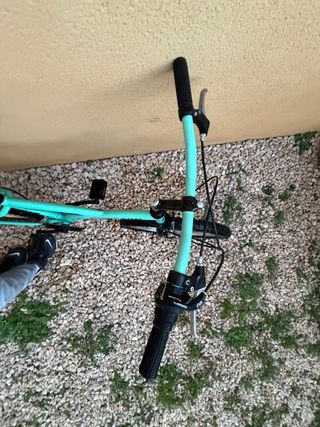 Bicicleta infantil azul ATRACTOR