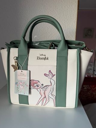 Bolso Disney Bambi Blanco y Verde