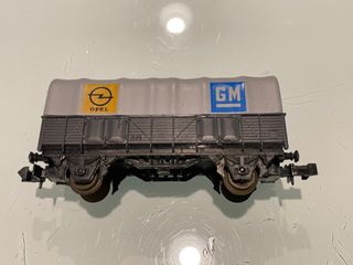 IBERTREN "2N"-VAGÓN CERRADO CON TOLDO OPEL-RARO