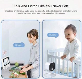 Baby Monitor Wireless 2.8” Video Audio Bidireziona
