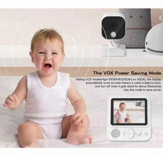 Baby Monitor Wireless 2.8” Video Audio Bidireziona