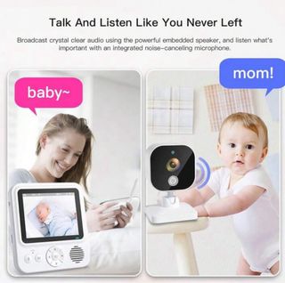 Baby Monitor Wireless 2.8” Video Audio Bidireziona