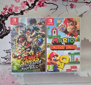 Mario Strikers y Mario vs Donkey Kong