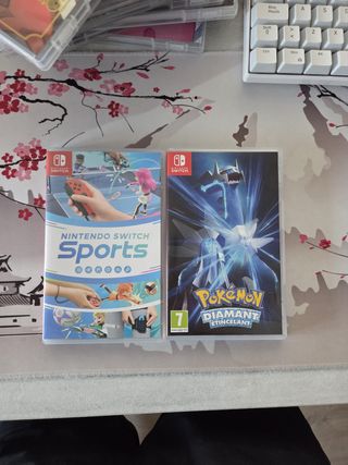 Nintendo Switch Sport y Pokémon Diamante Brillante