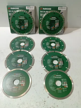 Diamante 8 Discos PARKSIDE 125mm Radial