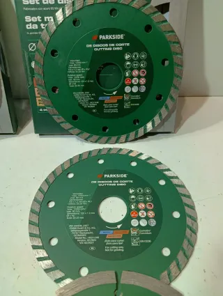 Diamante 8 Discos PARKSIDE 125mm Radial