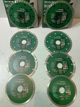 Diamante 8 Discos PARKSIDE 125mm Radial