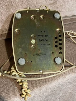 Teléfono antiguo de disco