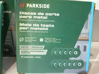 Lote Discos Corte PARKSIDE