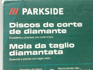 Lote Discos Corte PARKSIDE