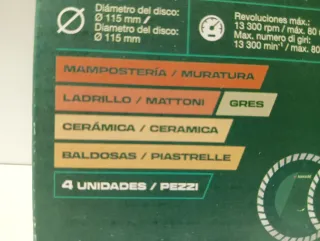 Lote Discos Corte PARKSIDE