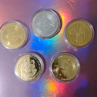 5 Monedas Conmemorativas Criptomonedas