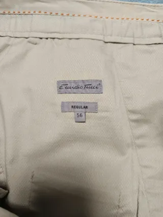Bermudas Emidio Tucci Talla 56 Beige
