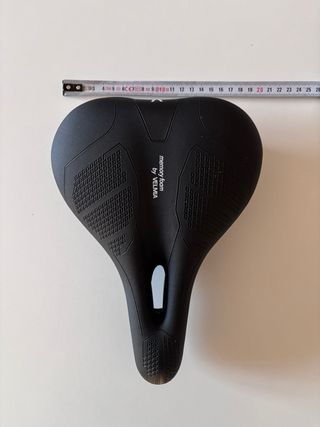 Sillín Bici Memory Foam Negro