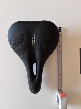 Sillín Bici Memory Foam Negro